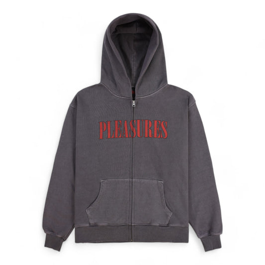 PLEASURES ONYX ZIP HOODIE