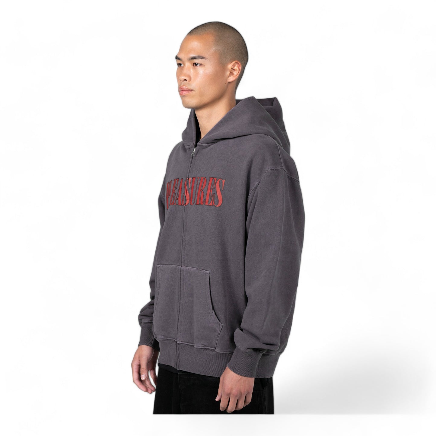 PLEASURES ONYX ZIP HOODIE