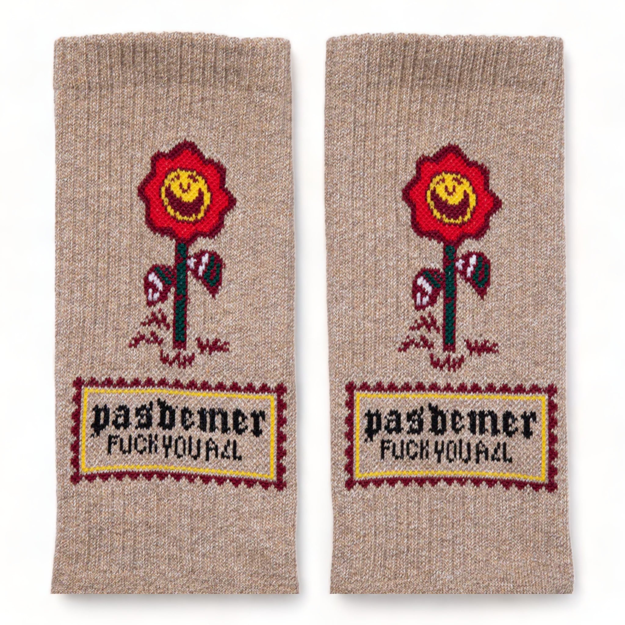Pas De Mer Fuck You All Socks