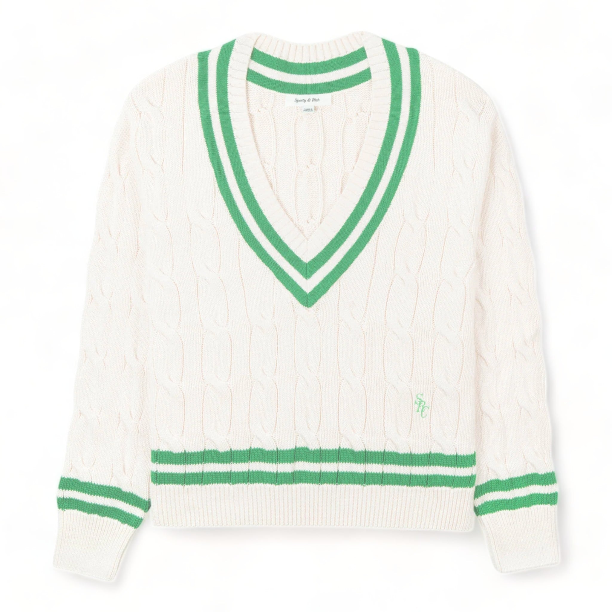 Sporty & Rich X Prince Src Cableknit Sweater