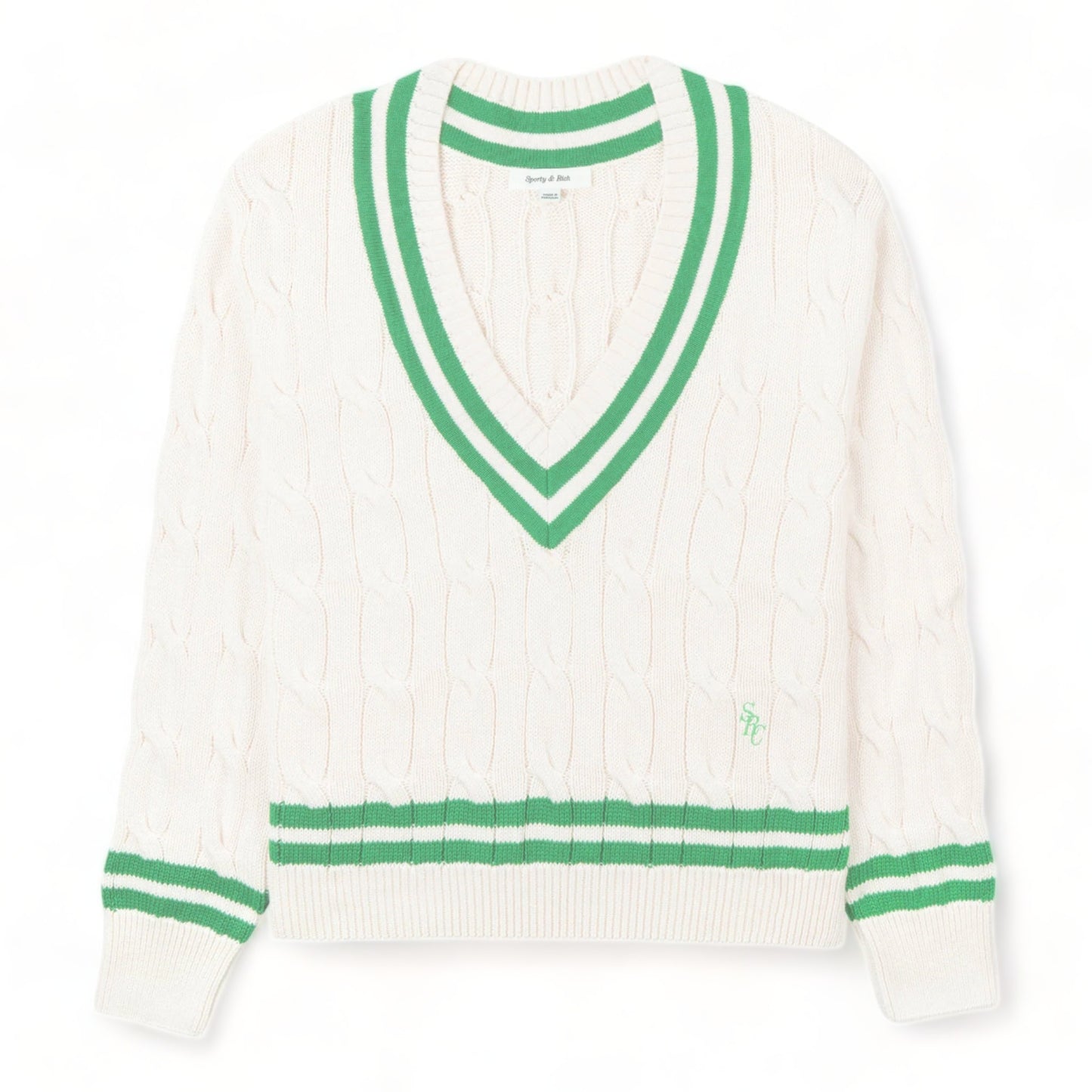 SPORTY & RICH X PRINCE SRC CABLEKNIT SWEATER