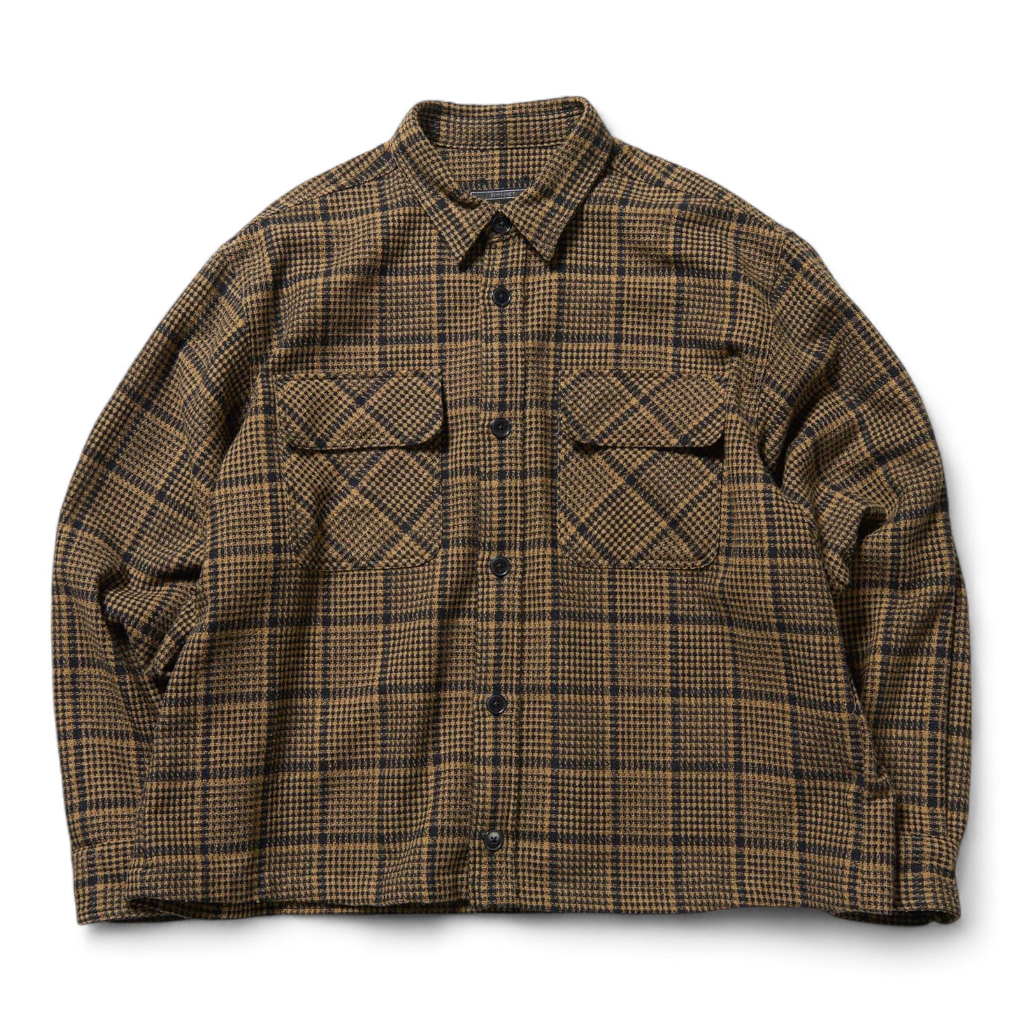 Sophnet. Tweed Cotton Check Cpo Shirt