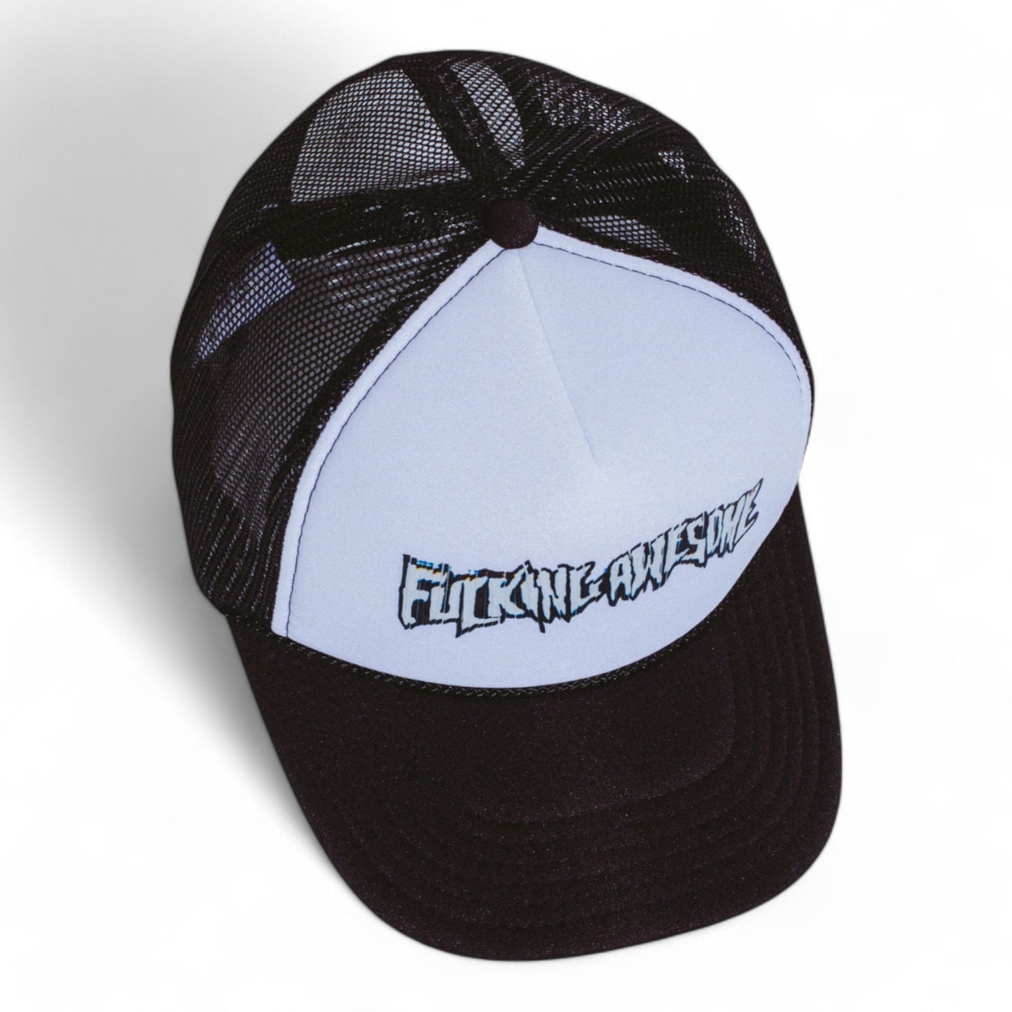 FUCKING AWESOME SCANNER WARP STAMP TRUCKER HAT