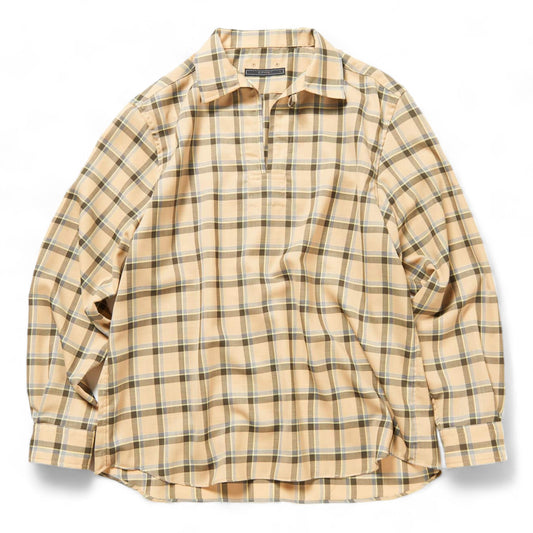 SOPHNET. WOOL TWILL PULLOVER SHIRT