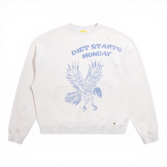 DIET STARTS MONDAY EAGLE SWEATSHIRT