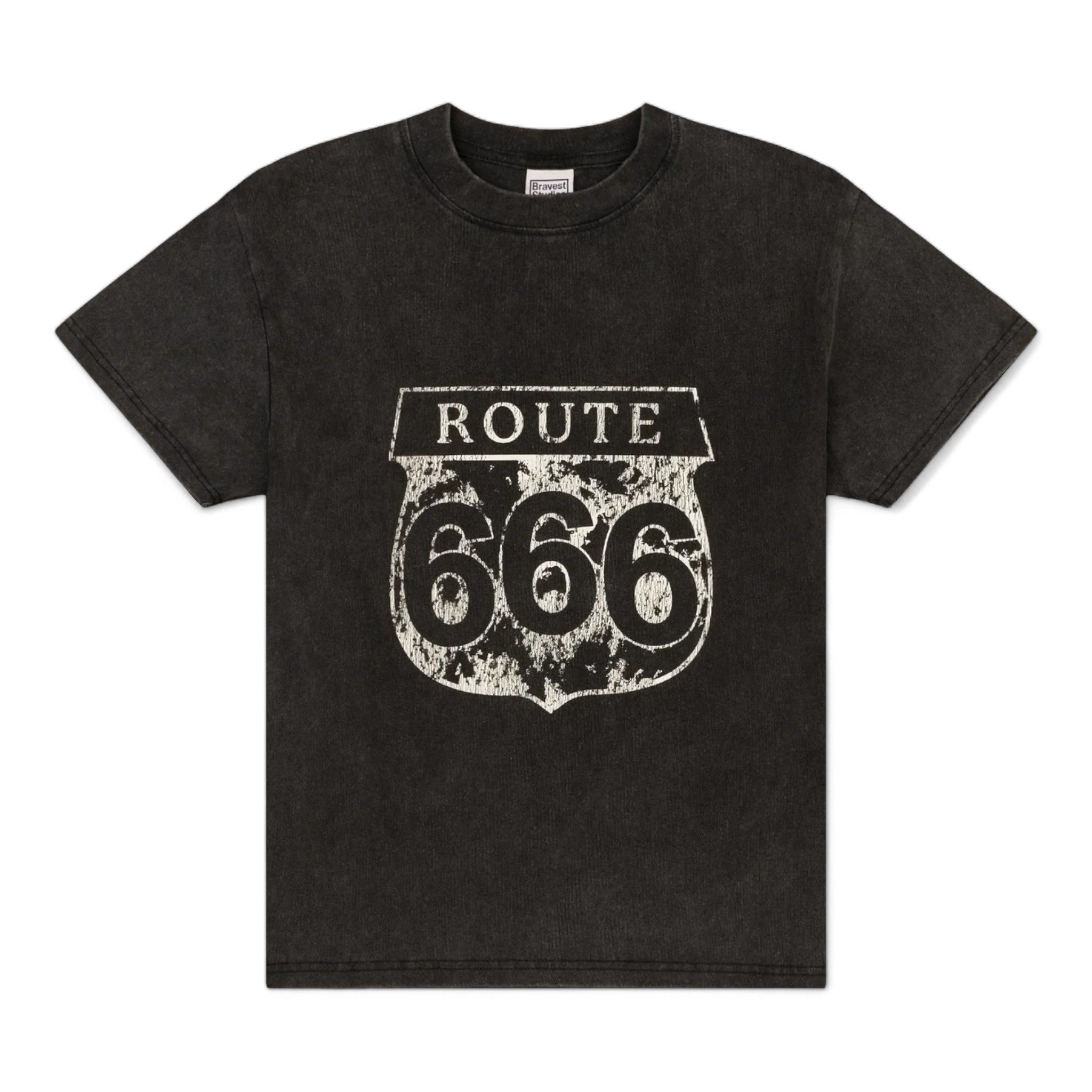 Bravest Studios Vtg Black Route Tee