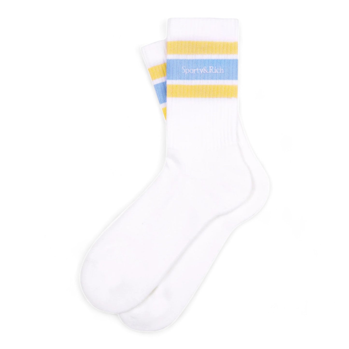 SPORTY & RICH SERIF LOGO SOCKS