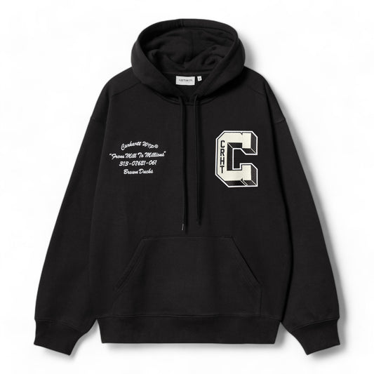 CARHARTT WIP HOODED BROWN DUCKS SWEAT