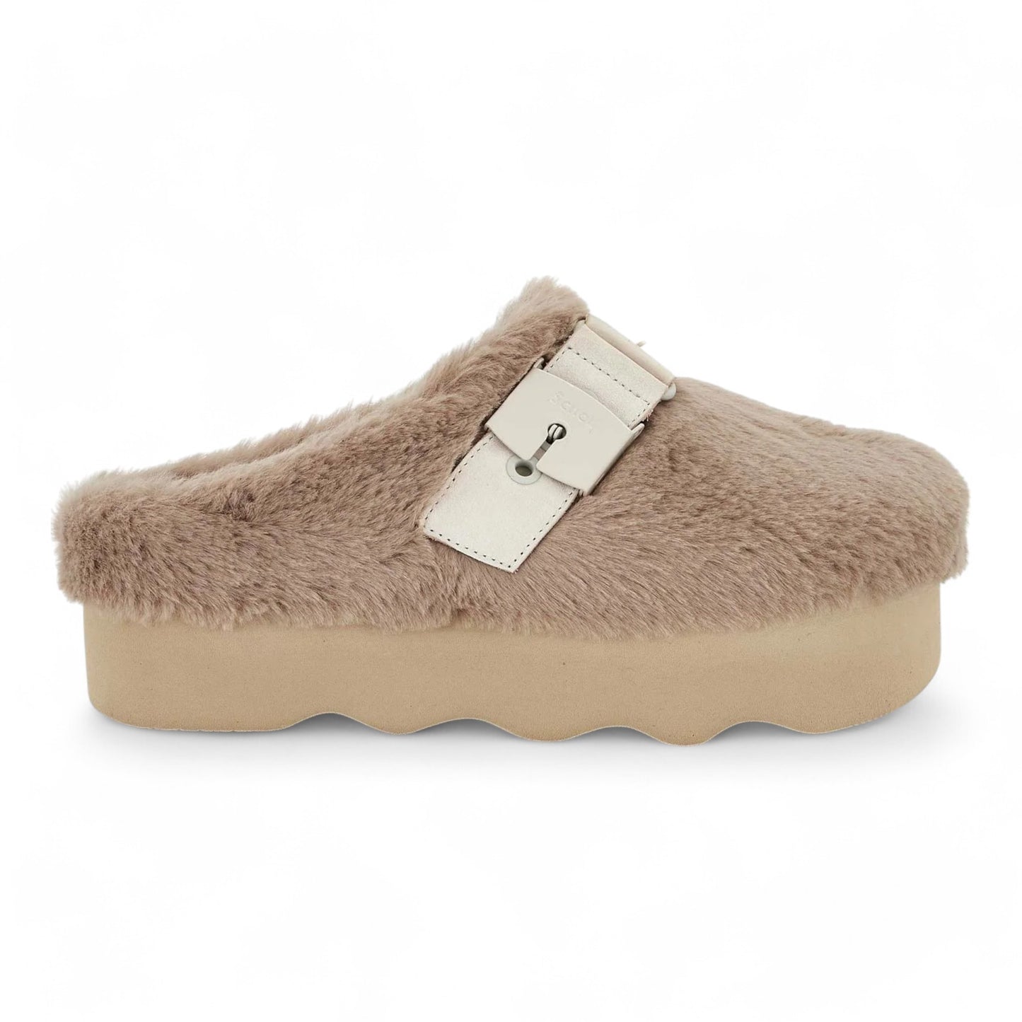 SCHOLL CLOGS TAUPE GRETA