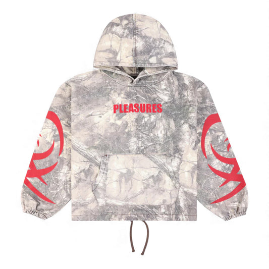 PLEASURES HUNT CANVAS PONCHO HOODIE