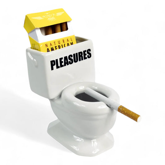 PLEASURES TOILET ASHTRAY