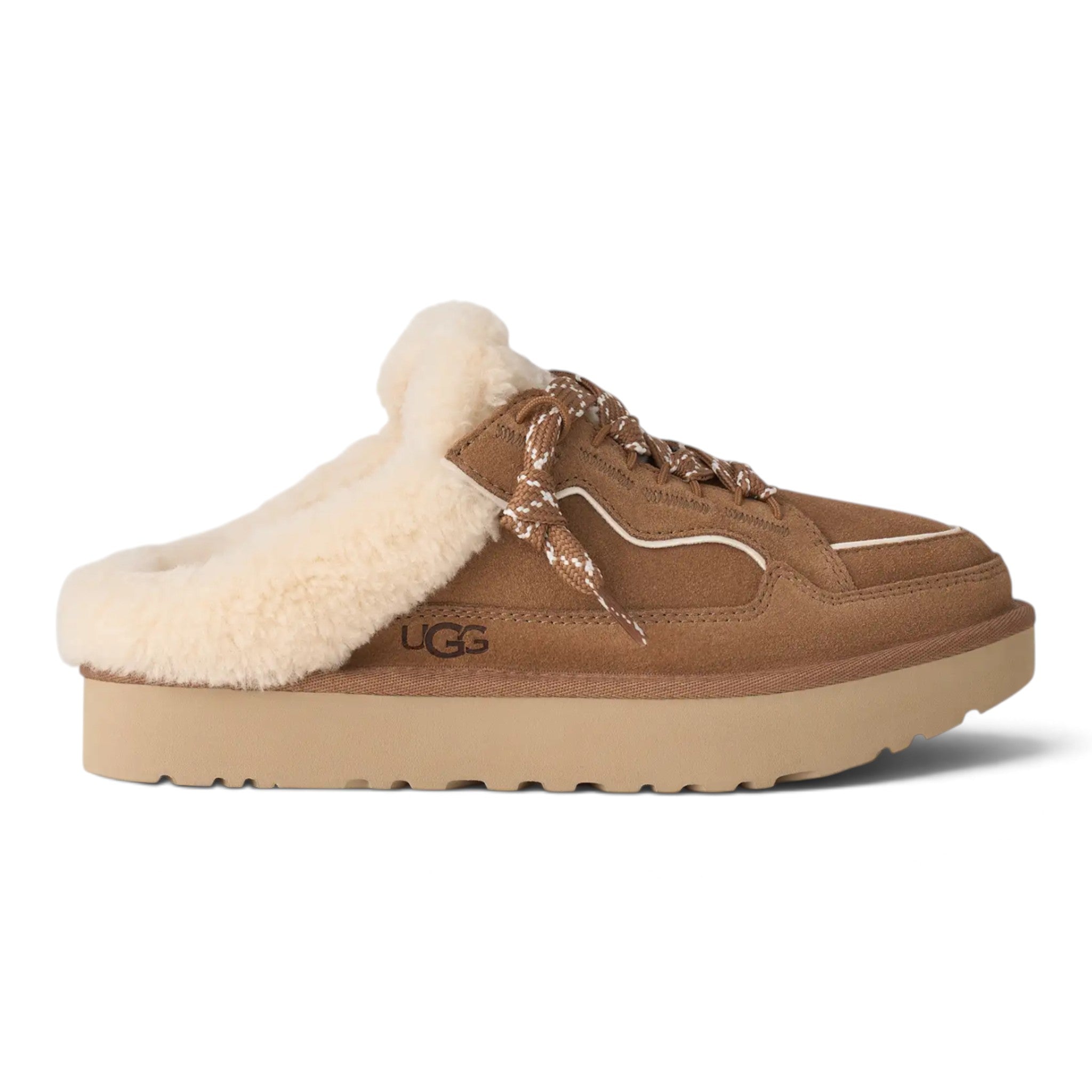 Womens Ugg Lowmel Mule Trainer Chestnut