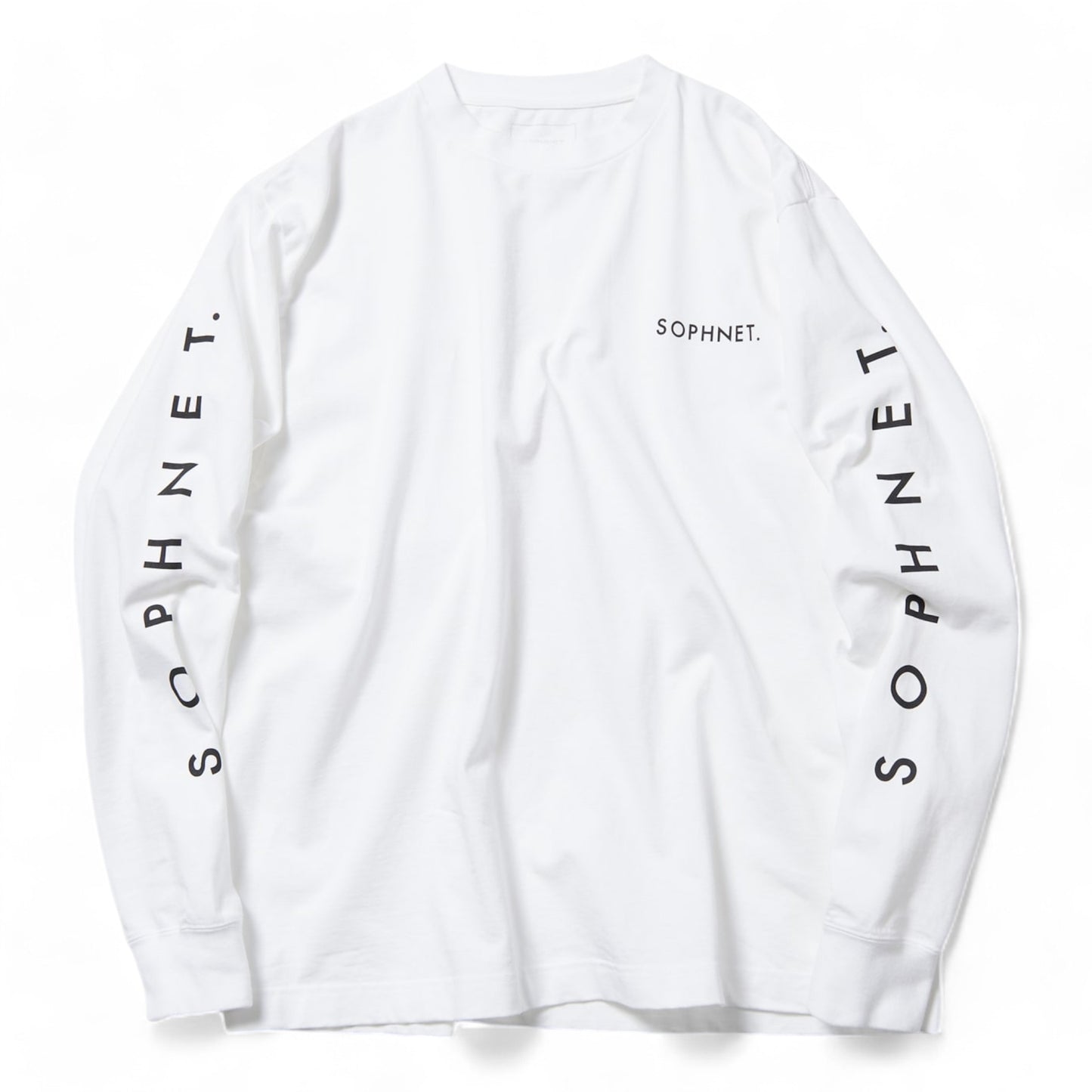 SOPHNET. SOPHNET. LOGO L/S WIDE TEE