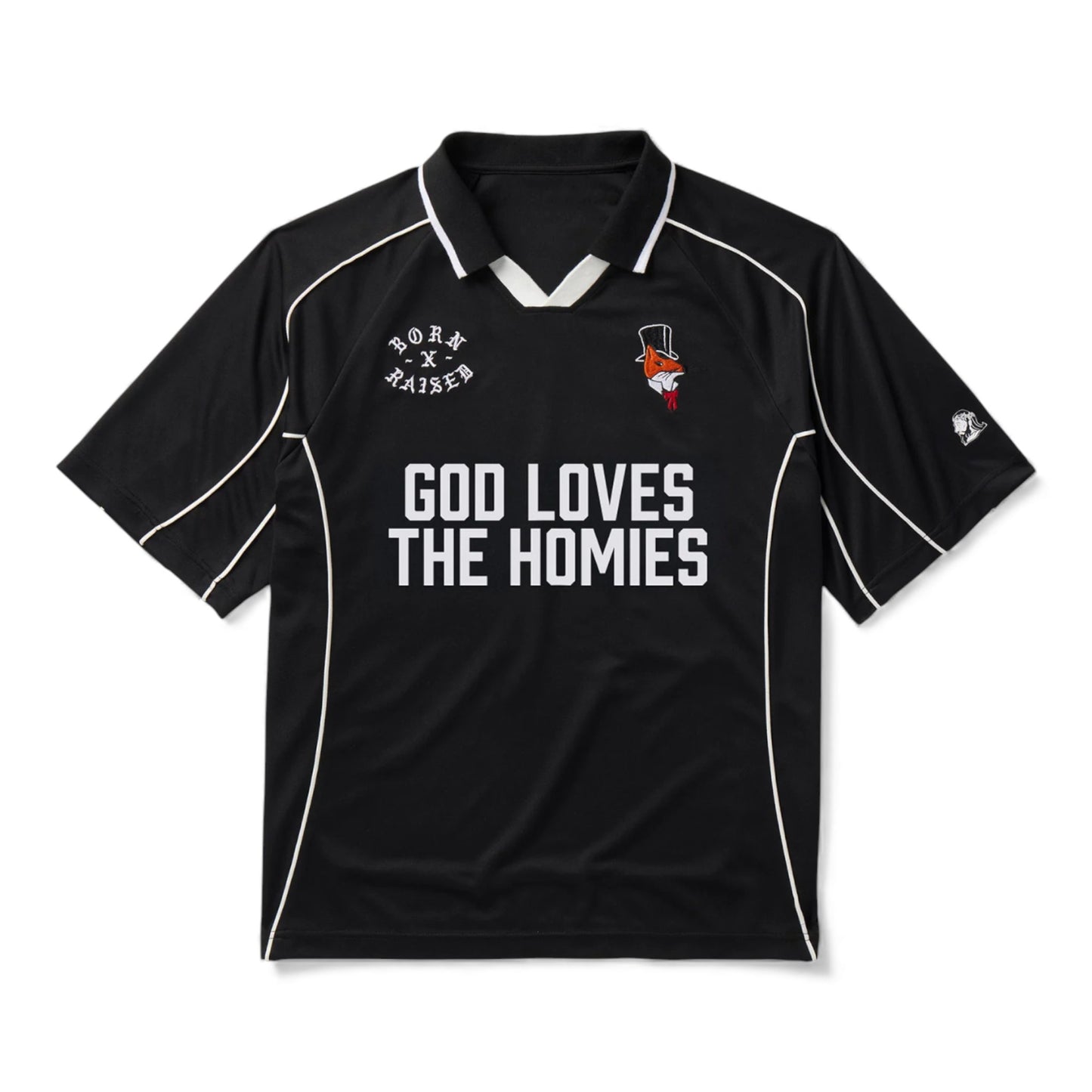 BORN X RAISED GOD LOVES THE HOMIES JERSEY