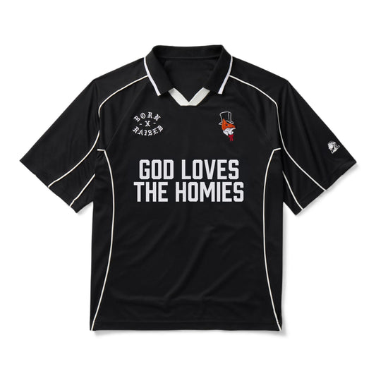 BORN X RAISED GOD LOVES THE HOMIES JERSEY