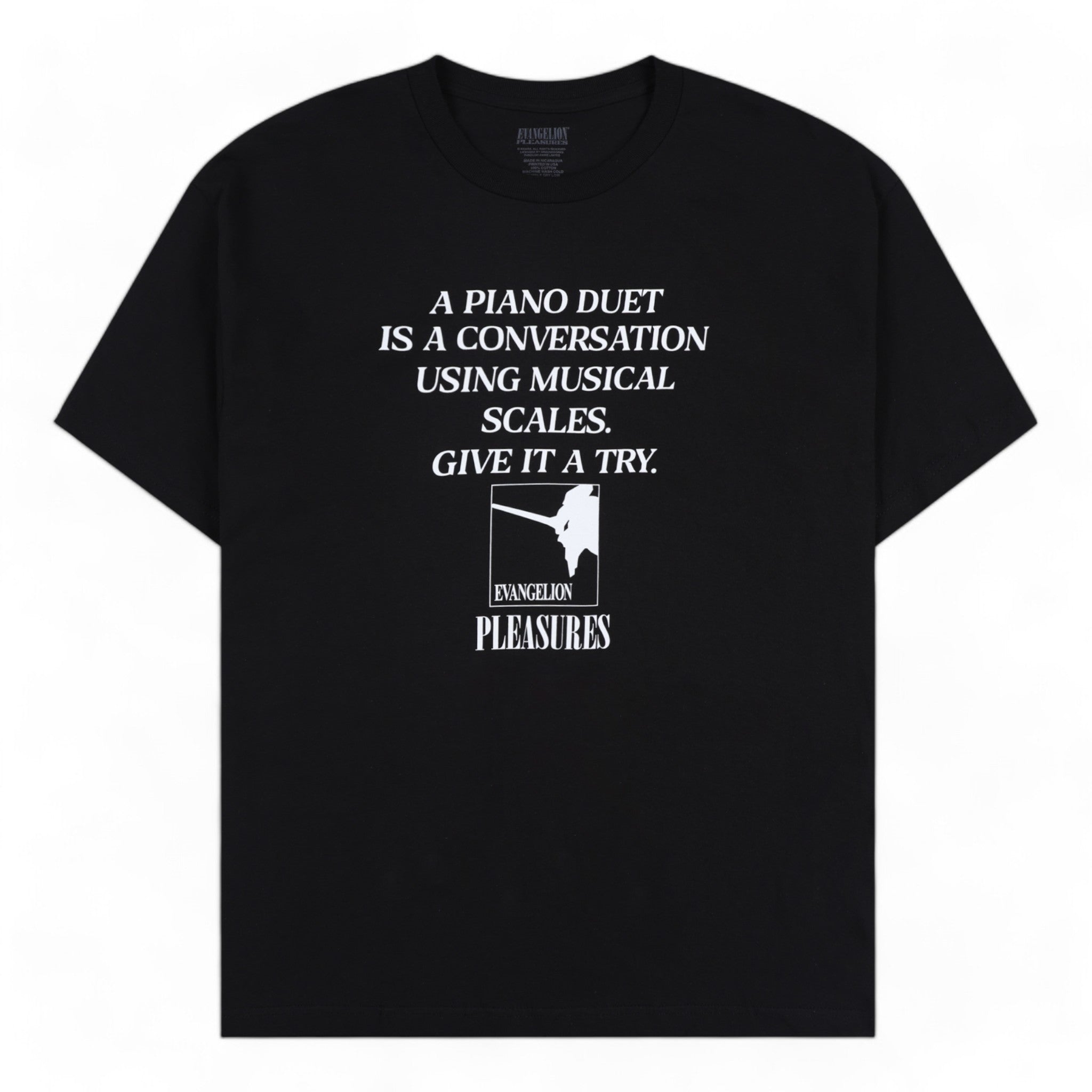Pleasures Evangelion Piano T-shirt
