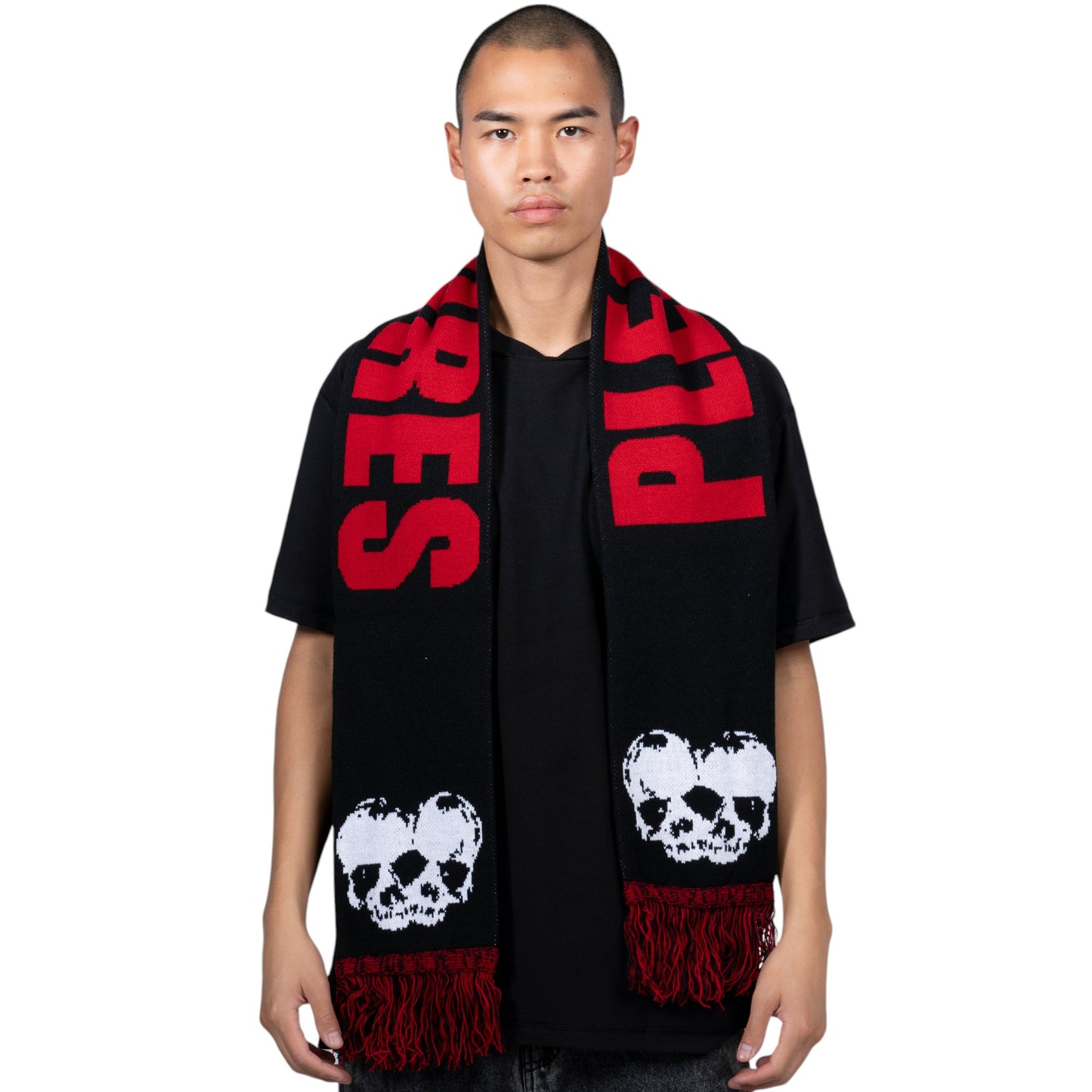 PLEASURES SKULL SCARF