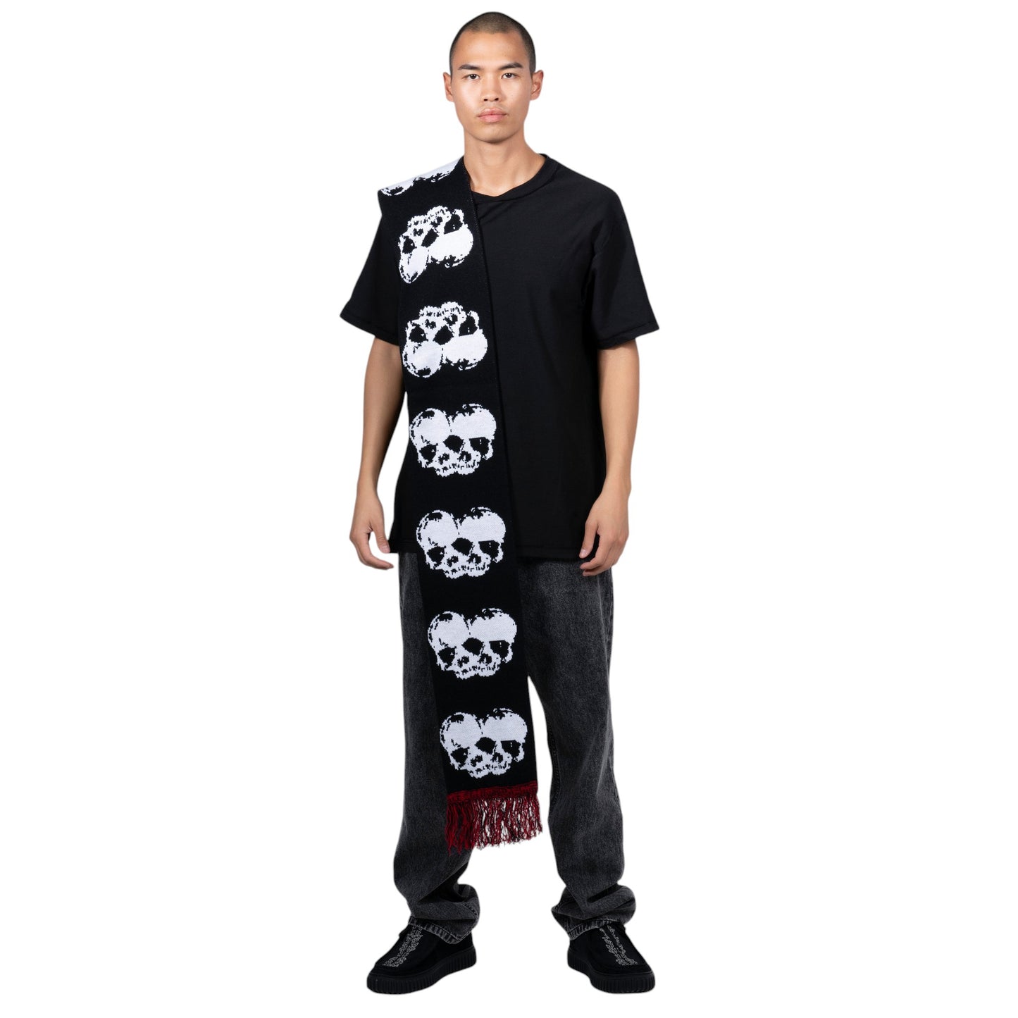 PLEASURES SKULL SCARF