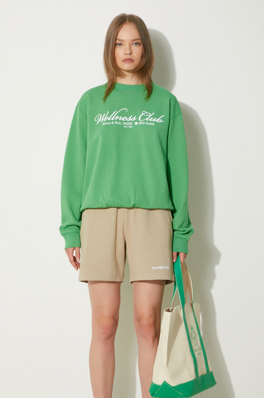 Sporty & Rich cotton sweatshirt 1800 Health Crewneck