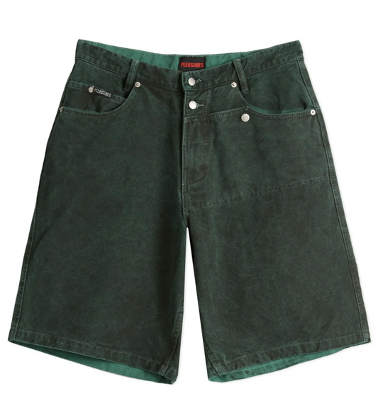 PLEASURES APOLLO BAGGY DENIM SHORTS
