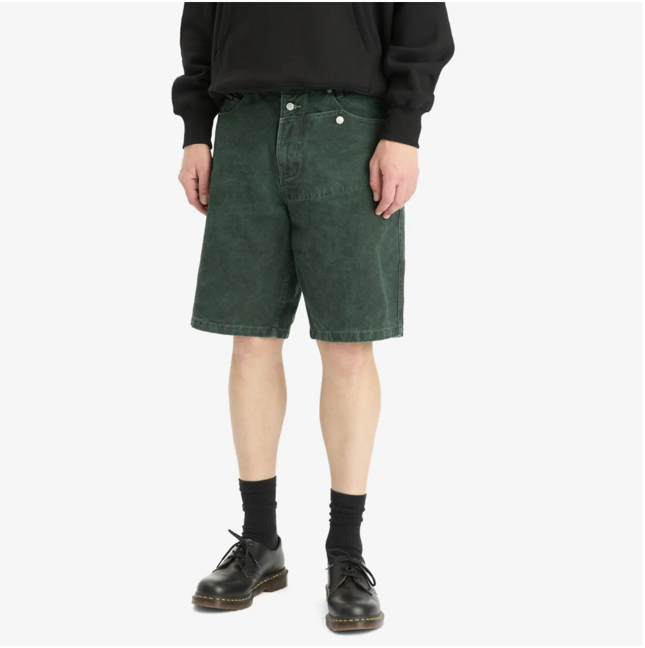 PLEASURES APOLLO BAGGY DENIM SHORTS