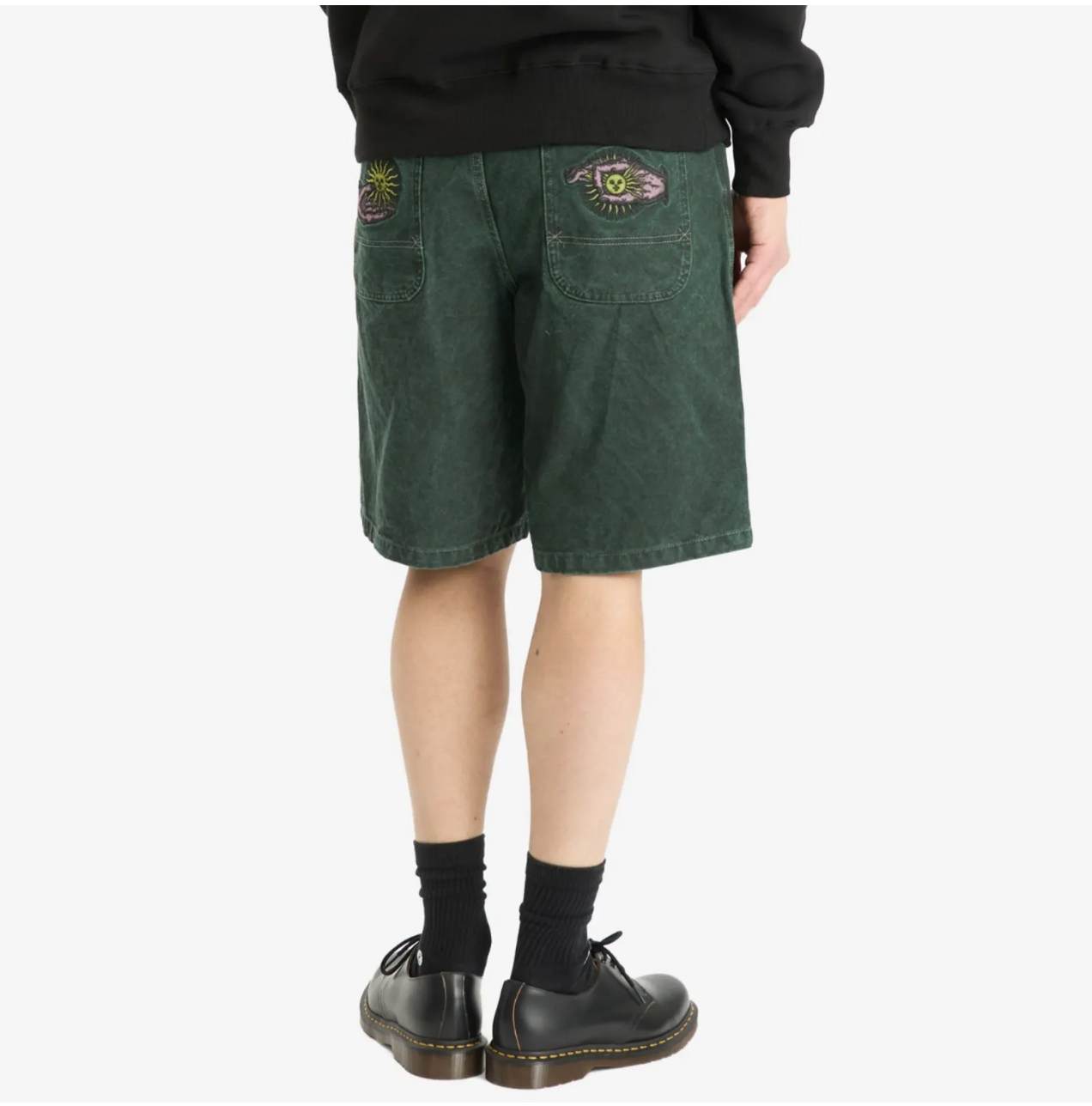 PLEASURES APOLLO BAGGY DENIM SHORTS