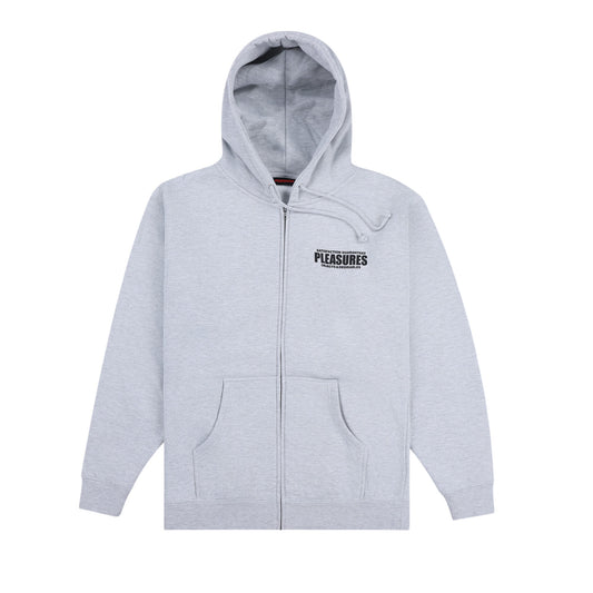 PLEASURES STAFF ZIP HOODIE