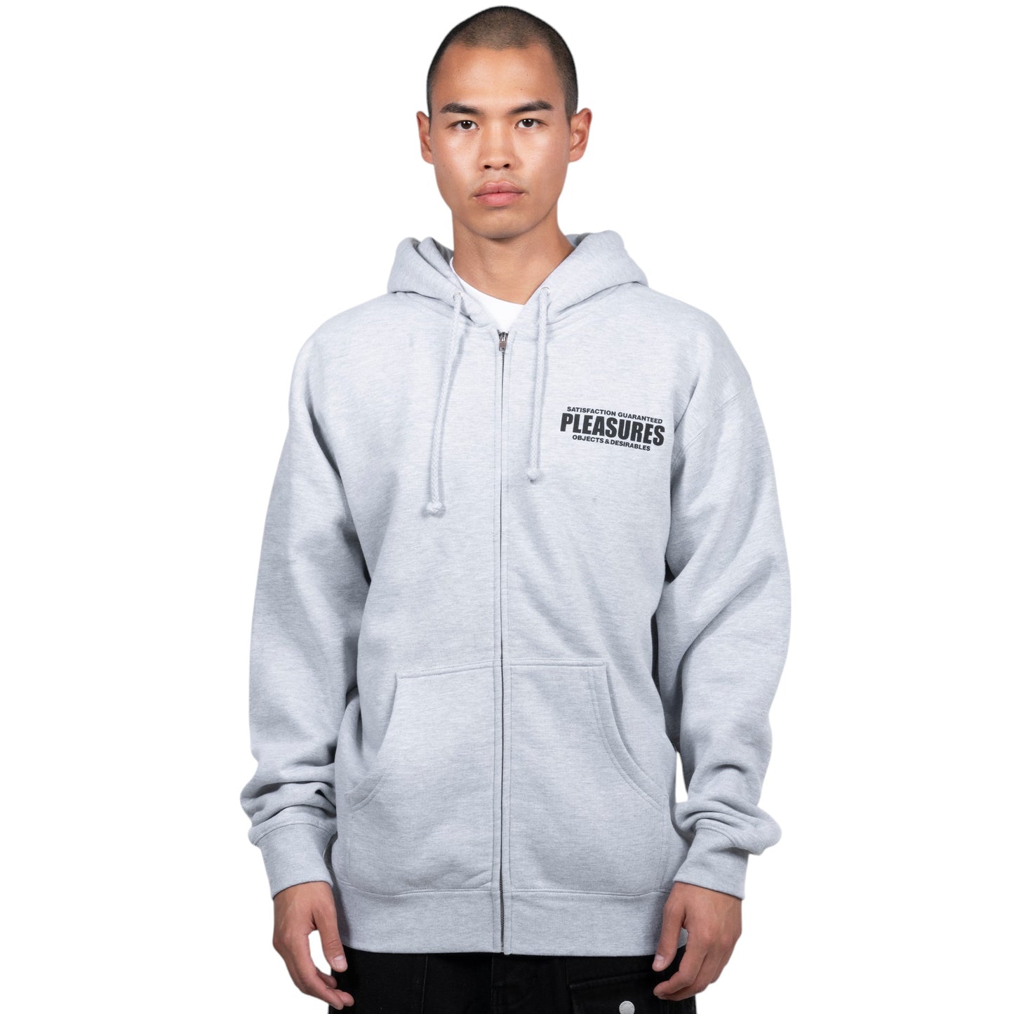 PLEASURES STAFF ZIP HOODIE