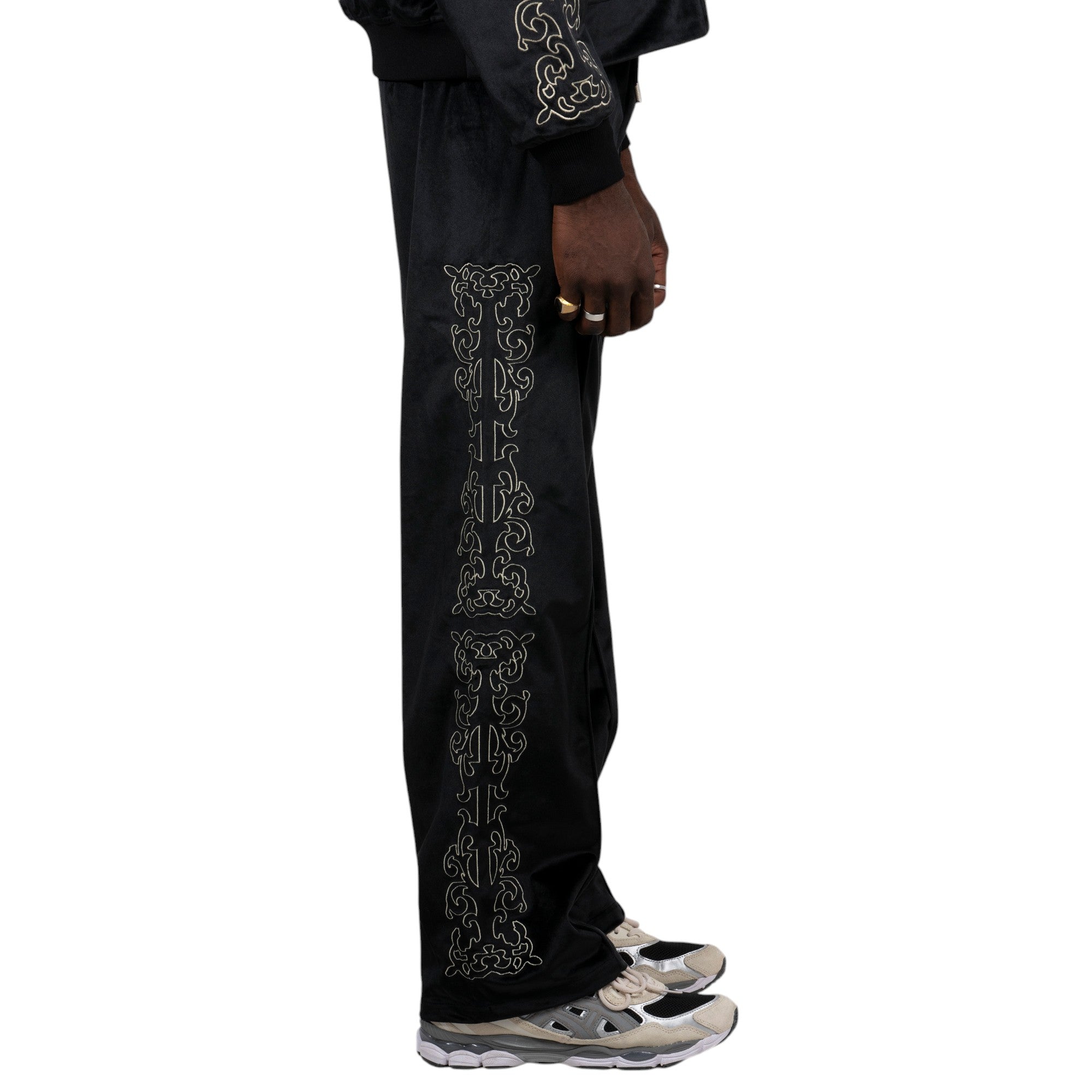 Pleasures Unquote Velour Track Pants