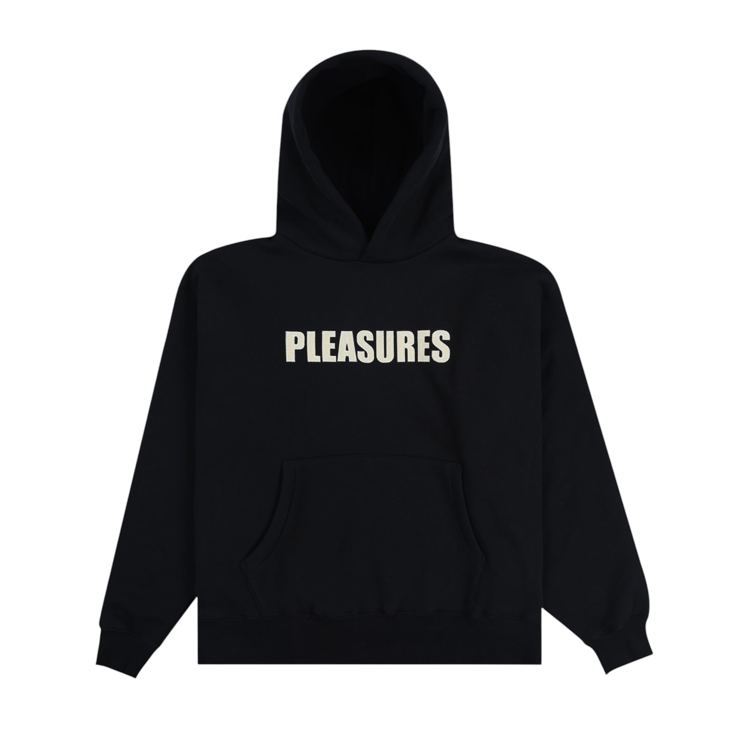 PLEASURES WAVE QUILTED HOODIE