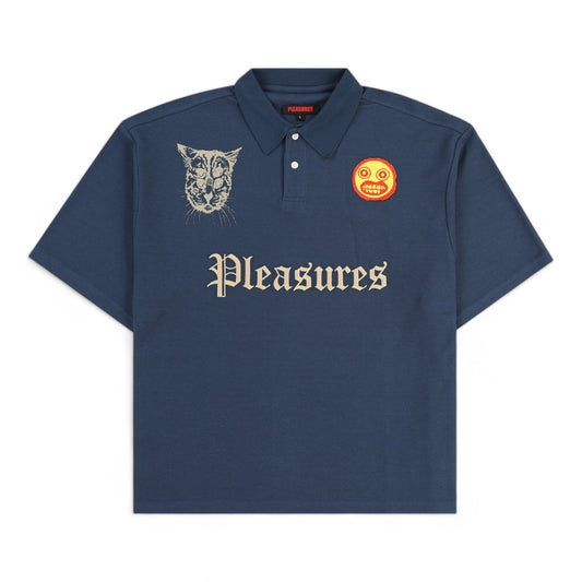 PLEASURES WYATT BOXY POLO