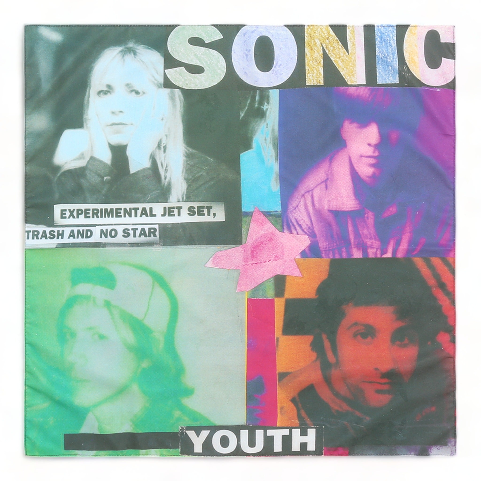 Pleasures X Sonic Youth Jet Set Bandana