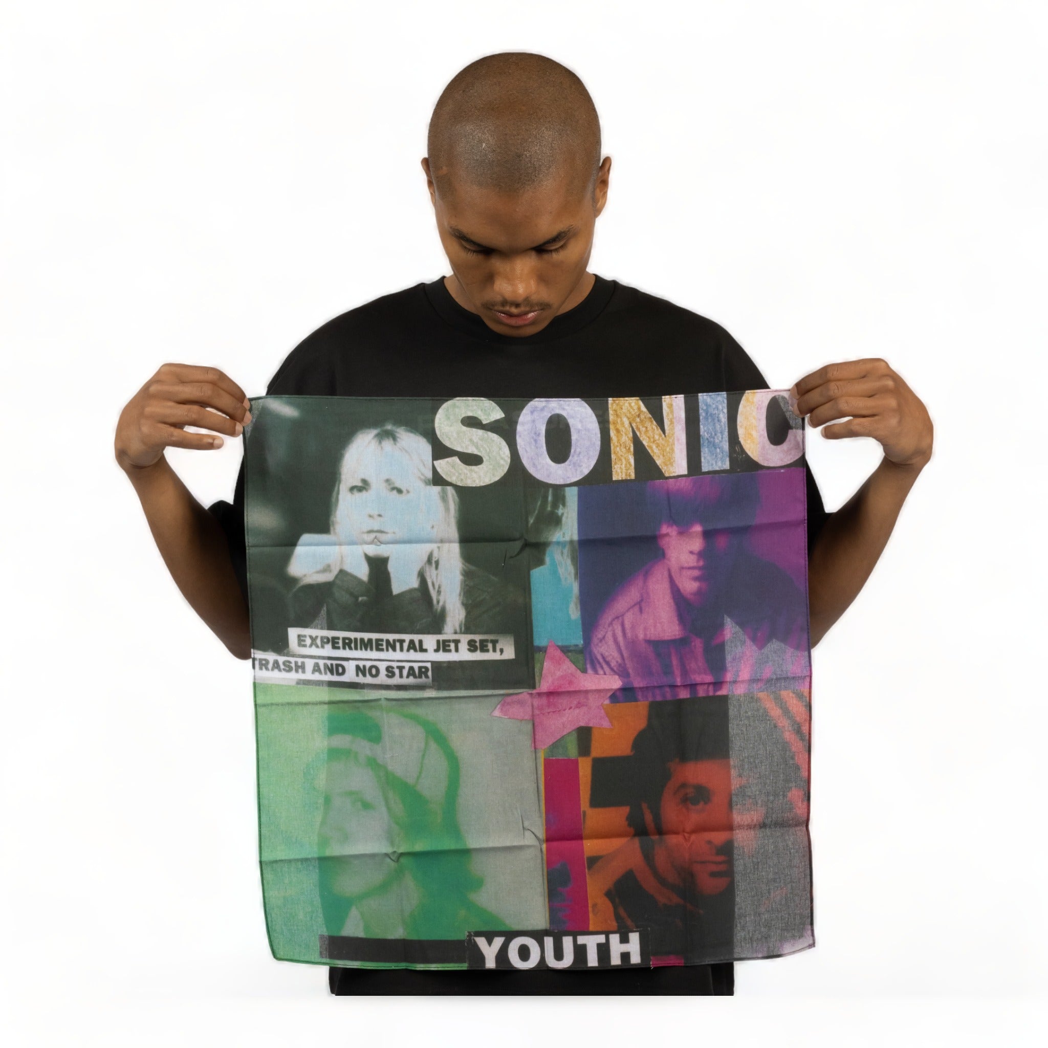 Pleasures X Sonic Youth Jet Set Bandana