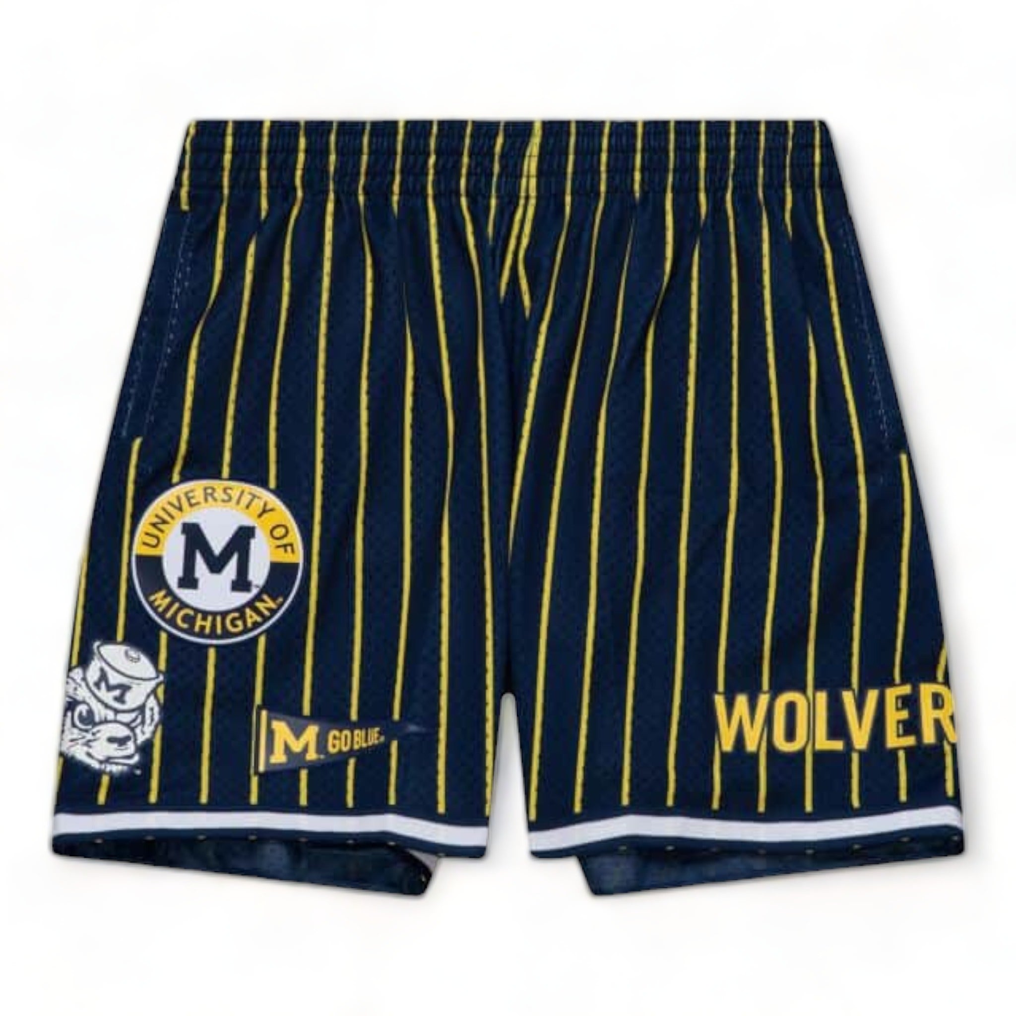 Mitchell & Ness City Collection Mesh Shorts University Of Michigan