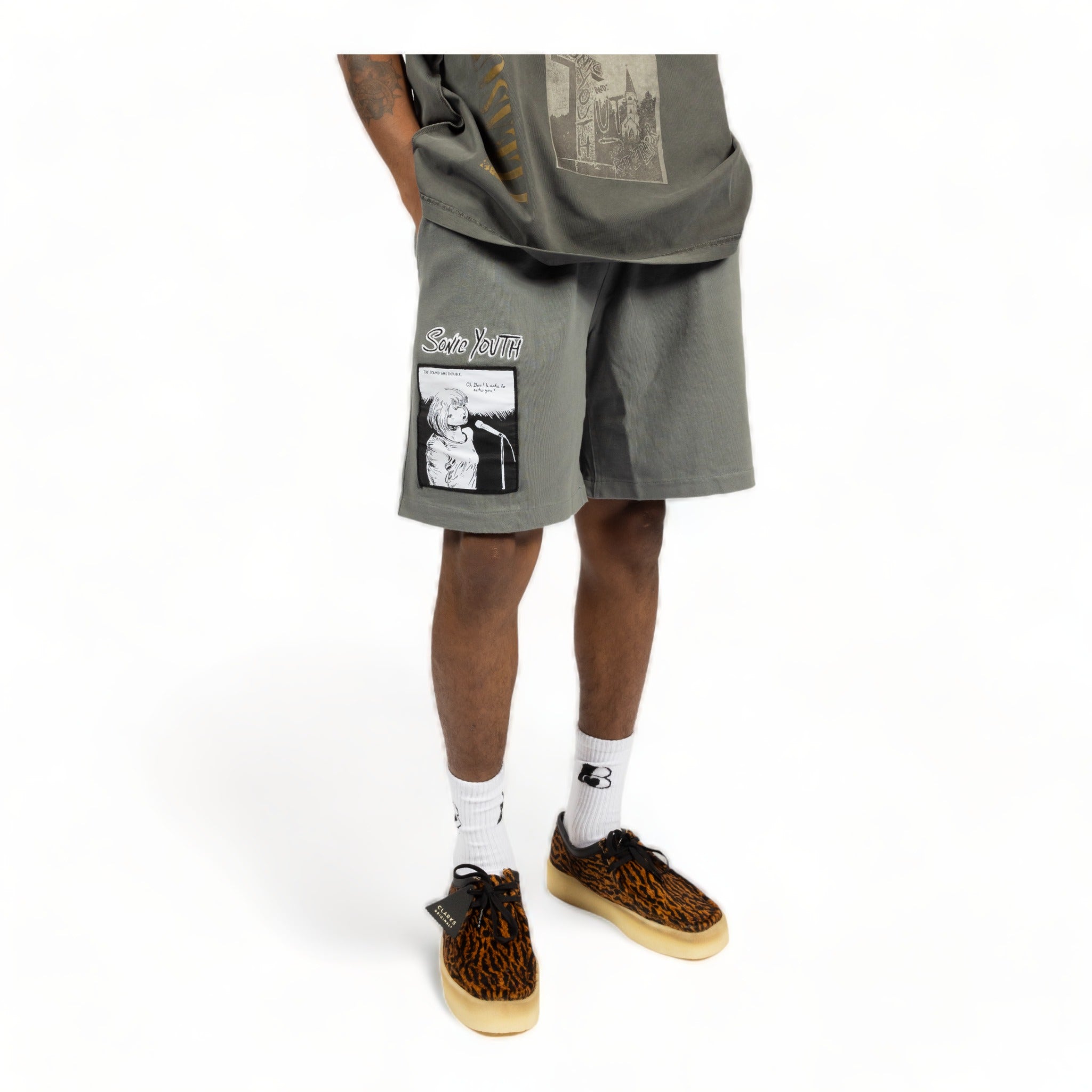 Pleasures X Sonic Youth Singer Shorts