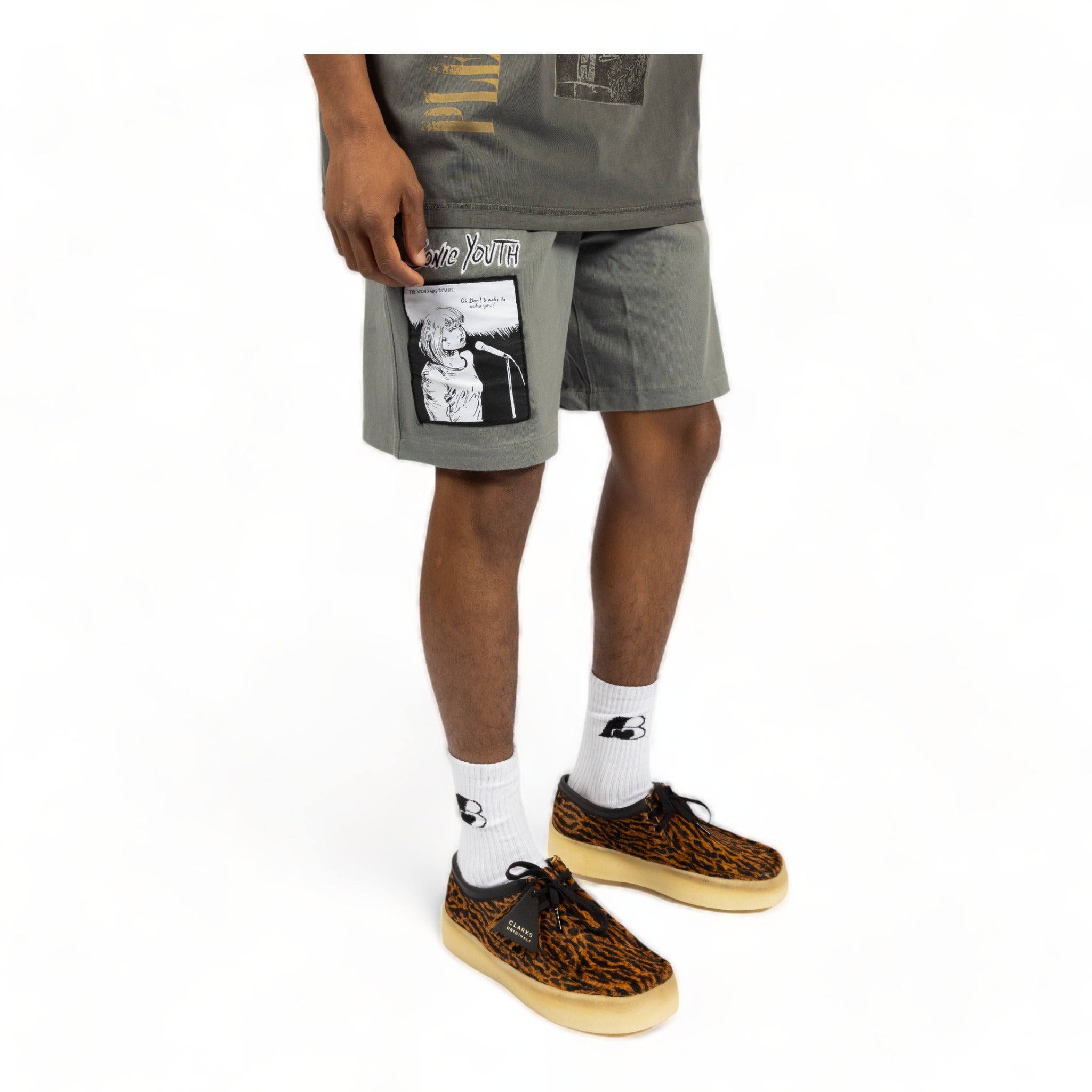 Pleasures X Sonic Youth Singer Shorts