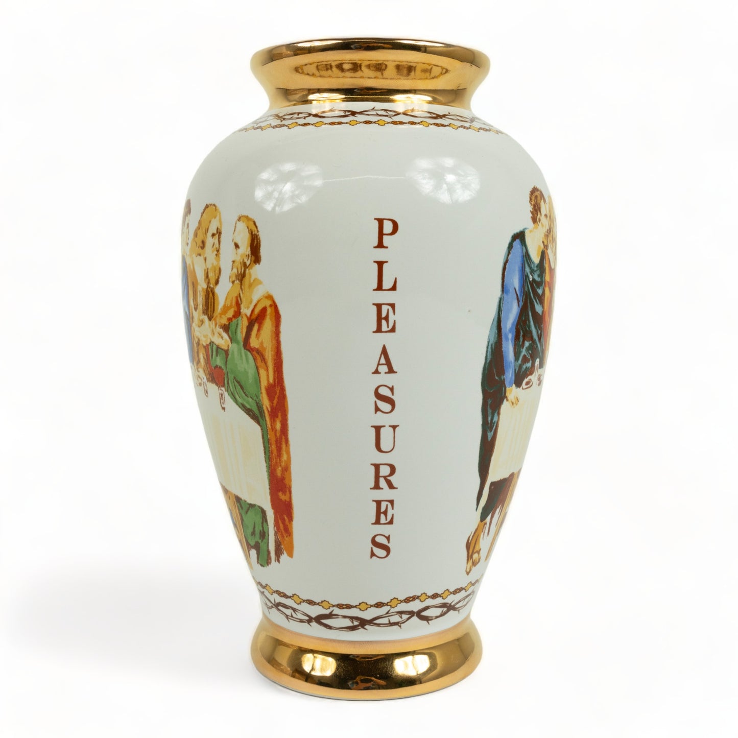 PLEASURES SUPPER CERAMIC VASE