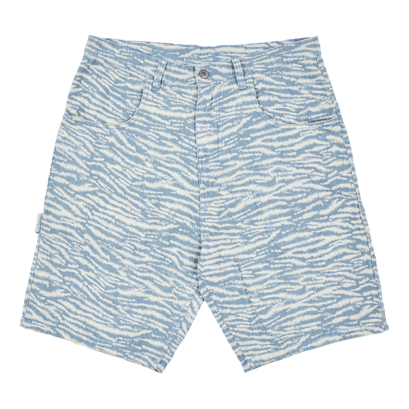 PLEASURES SATURN DENIM SHORTS - deviceone