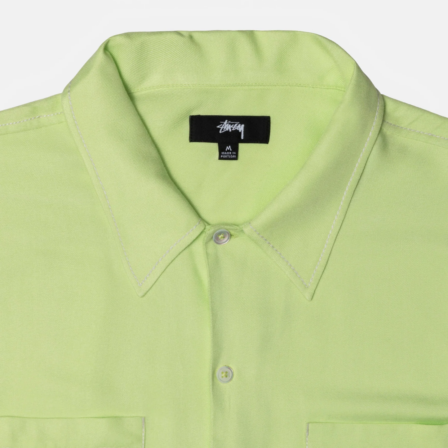 STUSSY CONTRAST PICK STITCHED SHIRT - deviceone