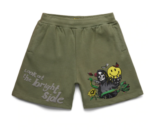 MARKET SMILEY® LOOK AT THE BRIGHT SIDE SWEATSHORTS - deviceone