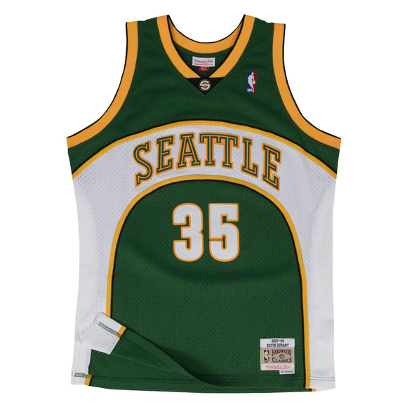 MITCHELL & NESS SWINGMAN JERSEY SEATTLE SUPERSONICS ROAD 2007-08 KEVIN DURANT - deviceone
