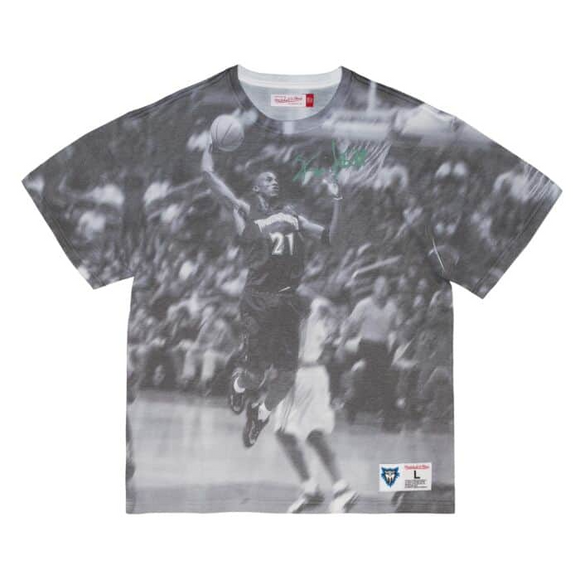 MITCHELL & NESS ABOVE THE RIM SUBLIMATED S/S TEE TIMBERWOLVES KEVIN GARNETT - deviceone